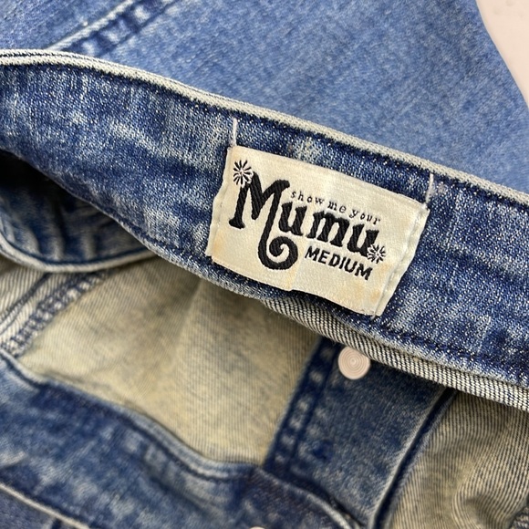 THE BACHELORETTE: INSTAGRAM HANNAH BROWN’S DENIM JUMPSUIT show me your mumu Sz M - Picture 13 of 13